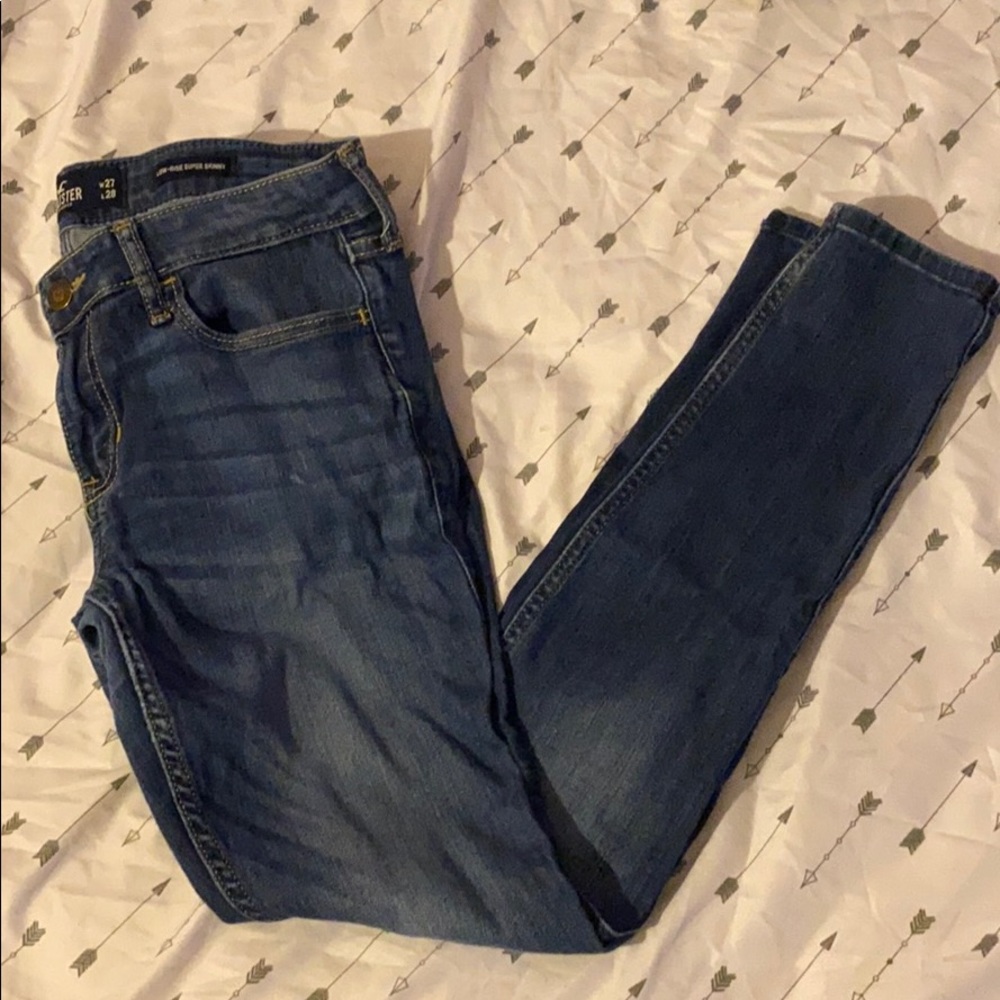 Blue Hollister jeans